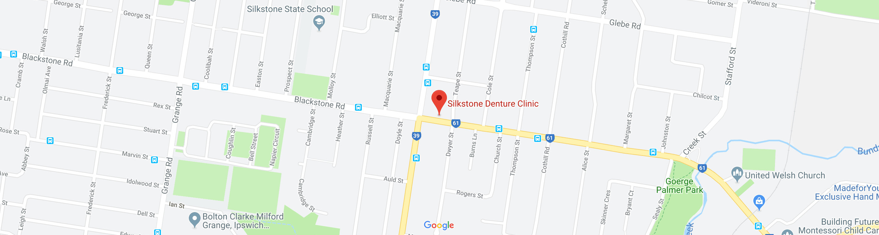 View Silkstone Denture Clinic location